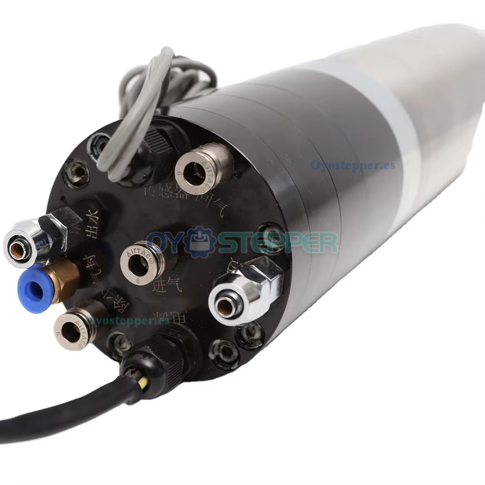 Husillo ATC CNC de 1,5kW ISO20 24000rpm 220V/380V 0,6Nm refrigerado por agua